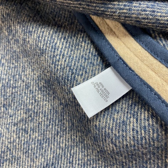 Trouve Womens Wool Bell Sleeve Swing Jacket XS Tan Beige Retro Mod - Picture 7 of 9